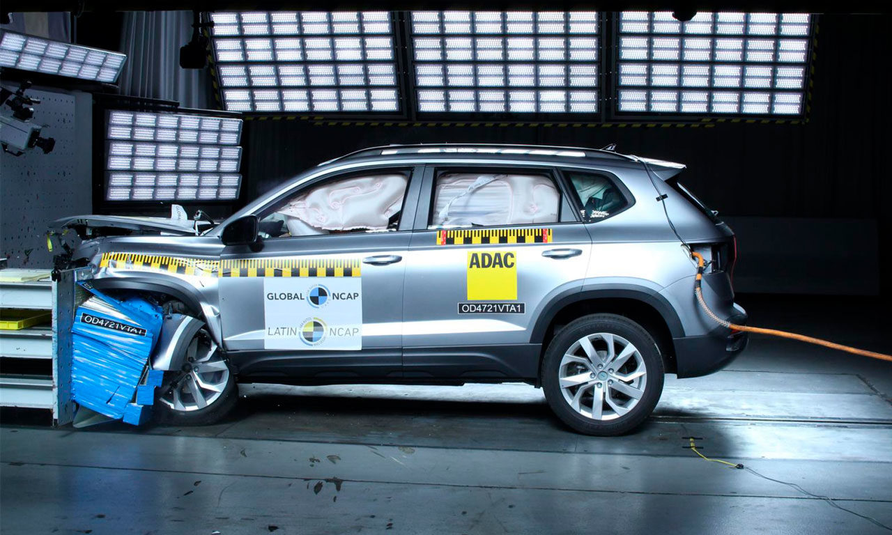 Volkswagen Taos teste Latin NCap