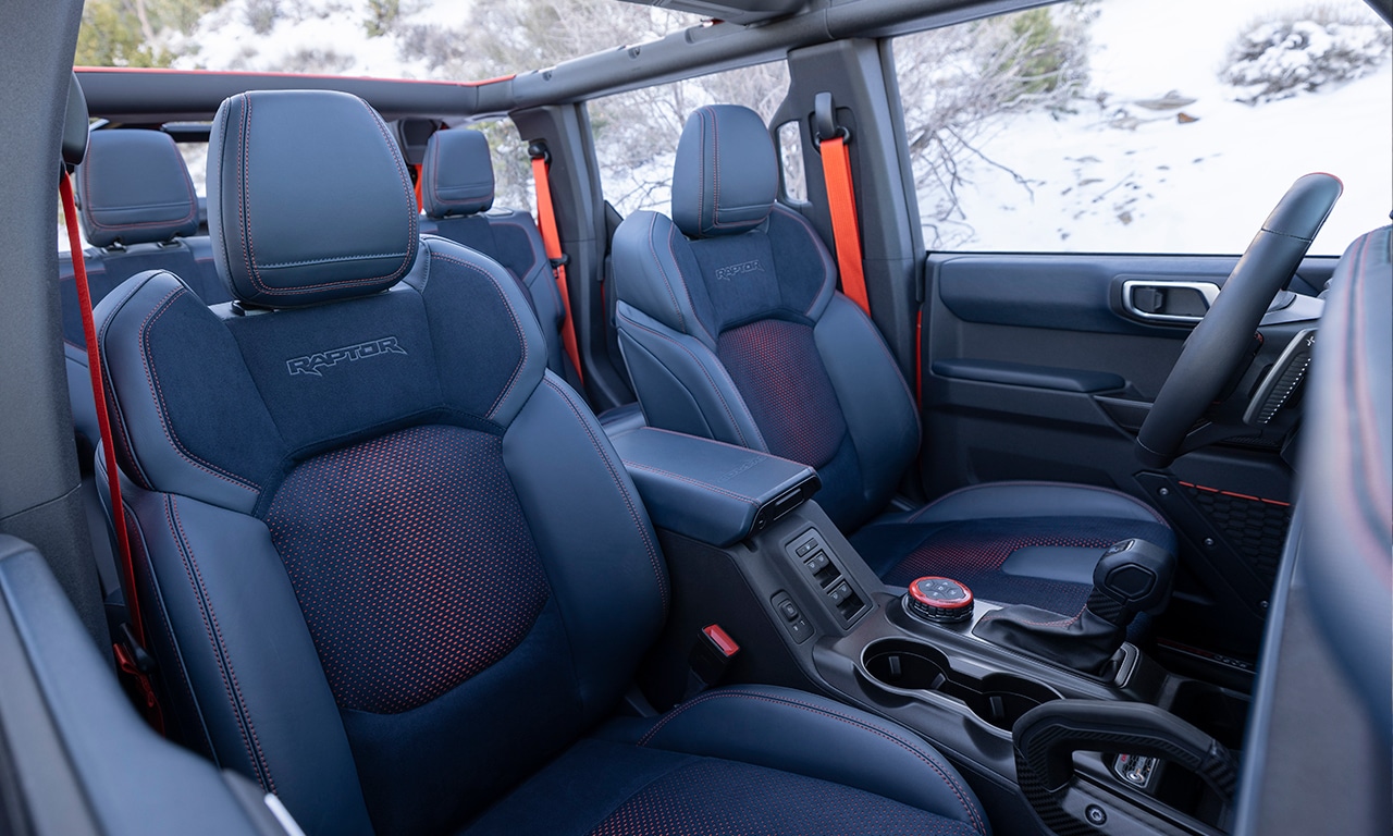 interior Ford Bronco Raptor