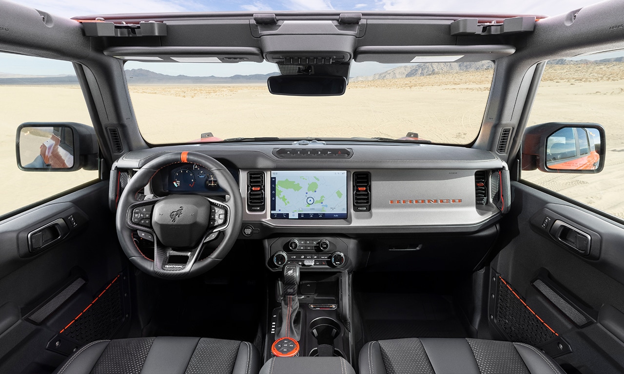 interior Ford Bronco Raptor