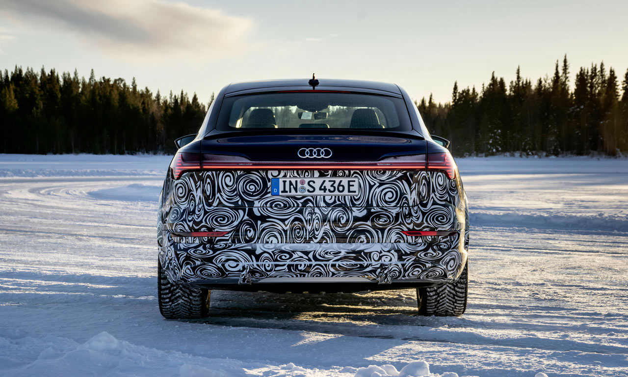 Audi e-tron Sportback 2023 camuflado