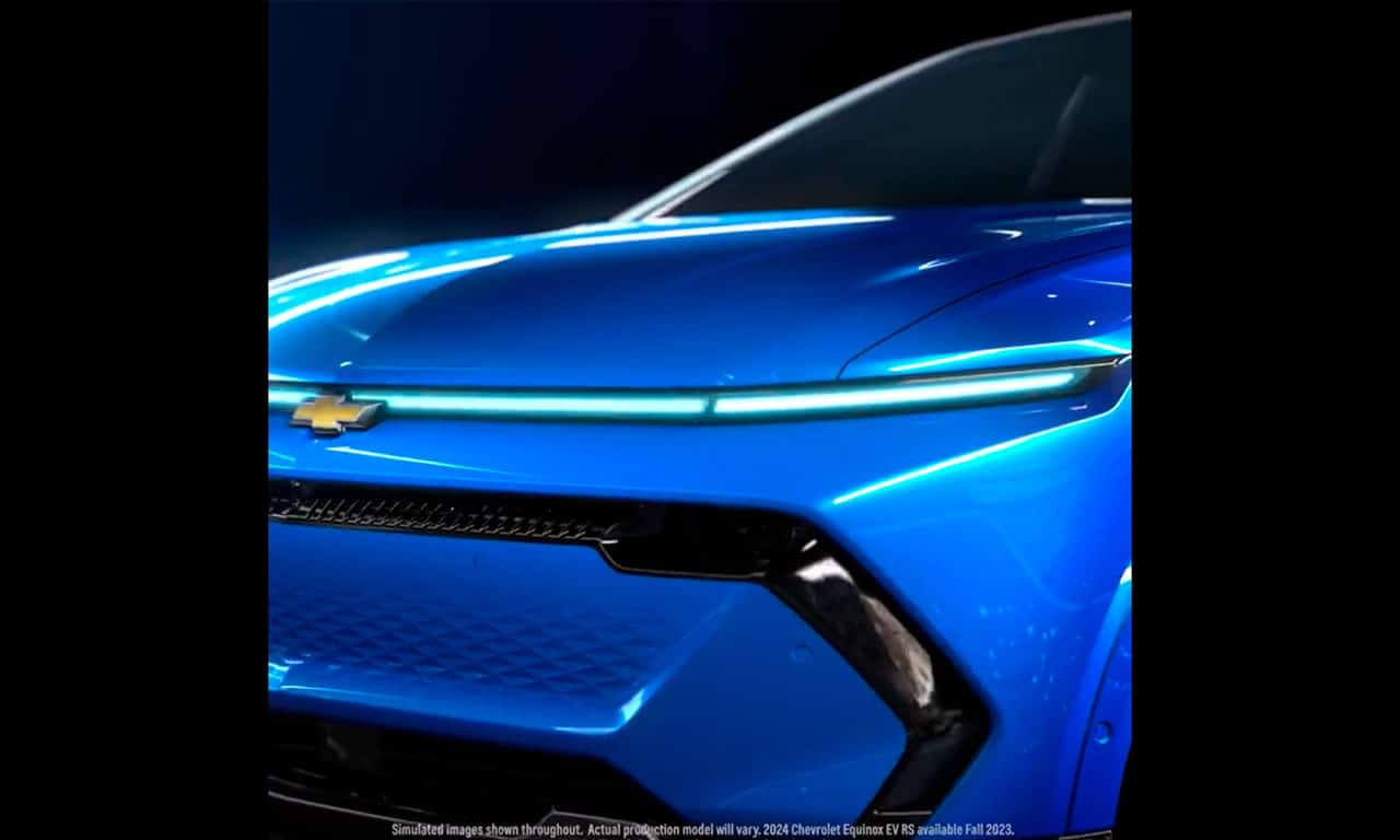 Teaser Chevrolet Equinox EV