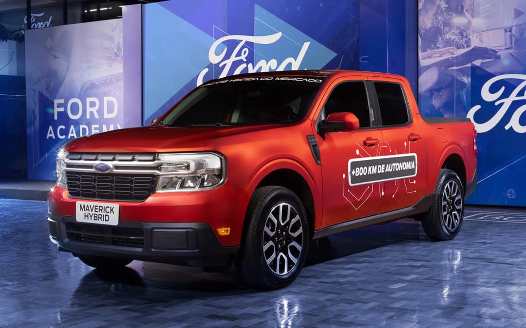 Ford apresenta a picape Maverick Hybrid no Brasil