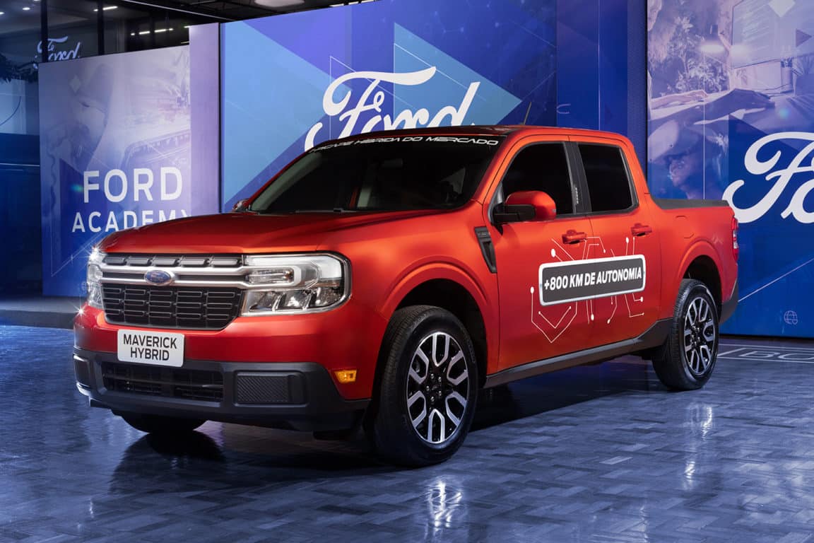 Ford apresenta a picape Maverick Hybrid no Brasil 