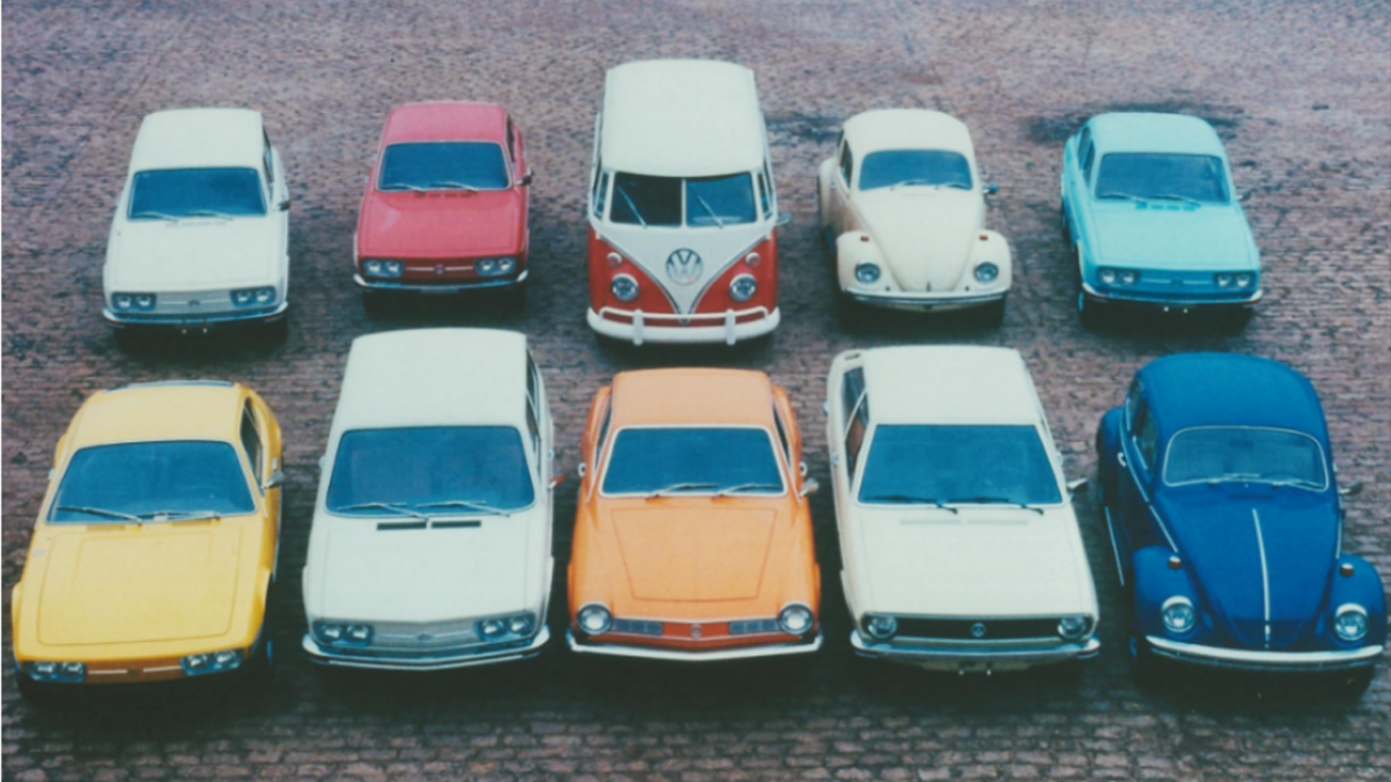 carros clássicos da Volkswagen - Foto: divulgação/Volkswagen