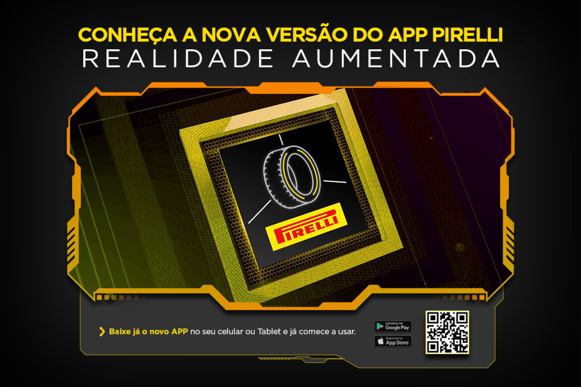 App de realidade aumentada da Pirelli - Imagem: divulgação/Pirelli