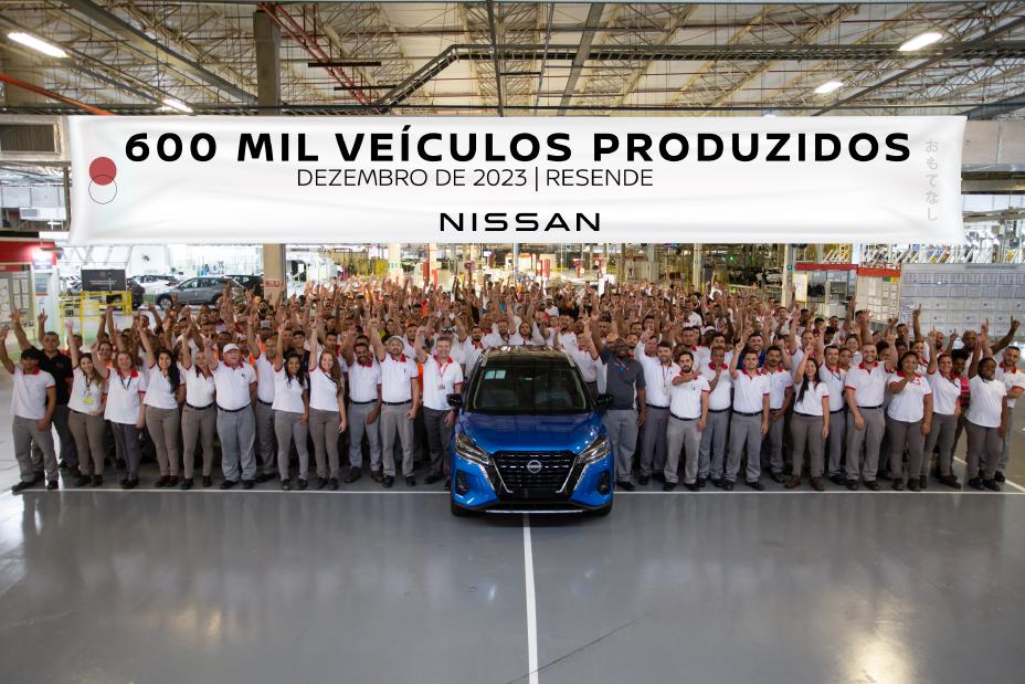 Nissan chega à marca de 600 mil veículos fabricados no RJ