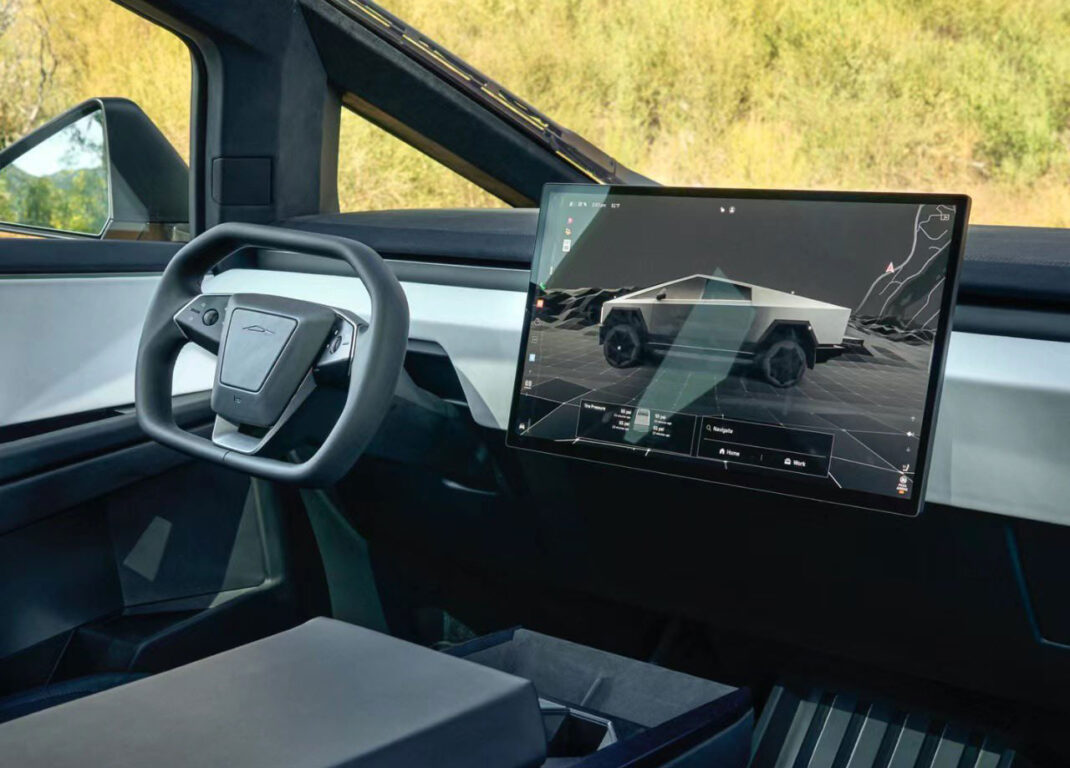 Elon Musk Lan A Cybertruck Com 845 Cv Nos EUA Revista Carro   TESLA 1070x768 