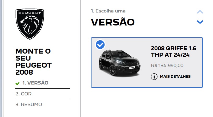 Peugeot 2008 perde versões e agora só é vendido na opção Griffe THP 2024