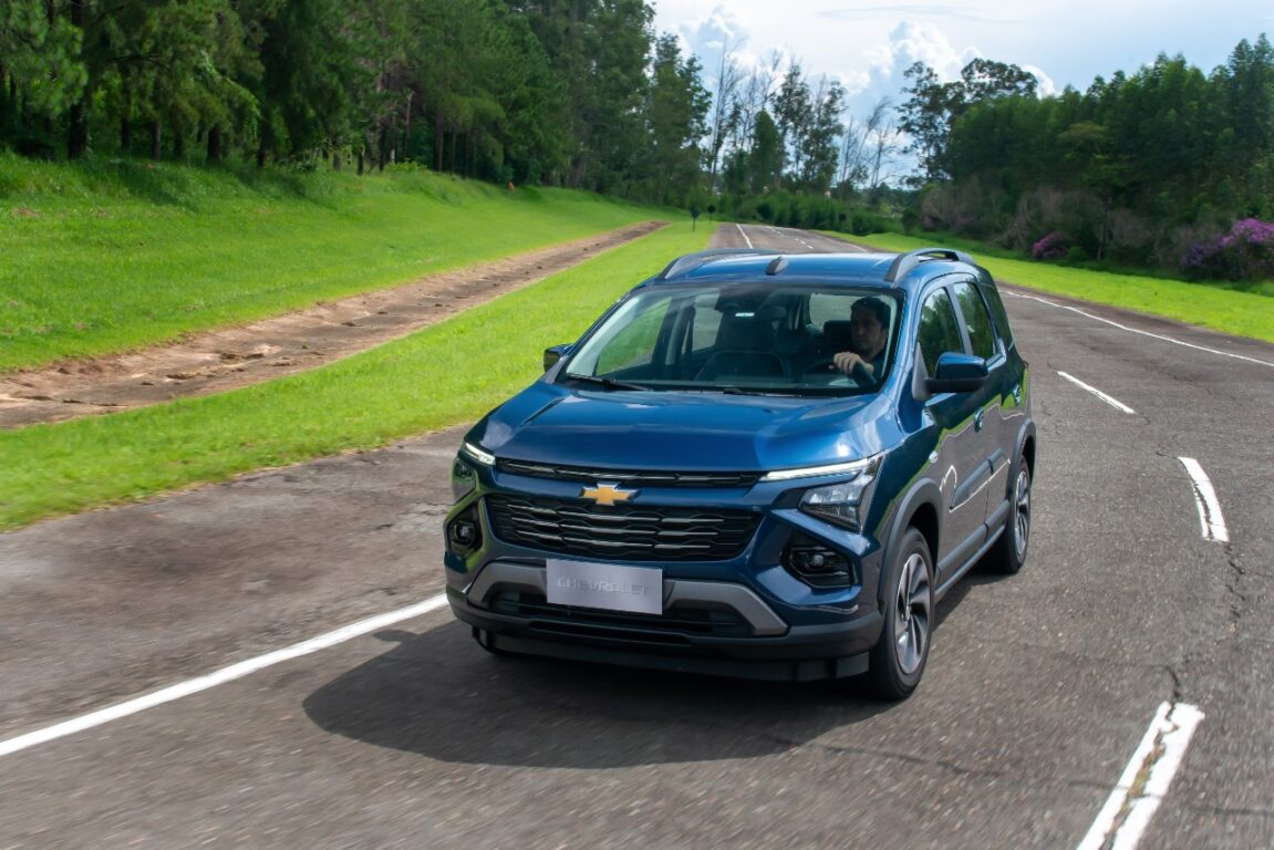 Chevrolet Spin 2025 será vendida em três versões, mas ainda não tem preço