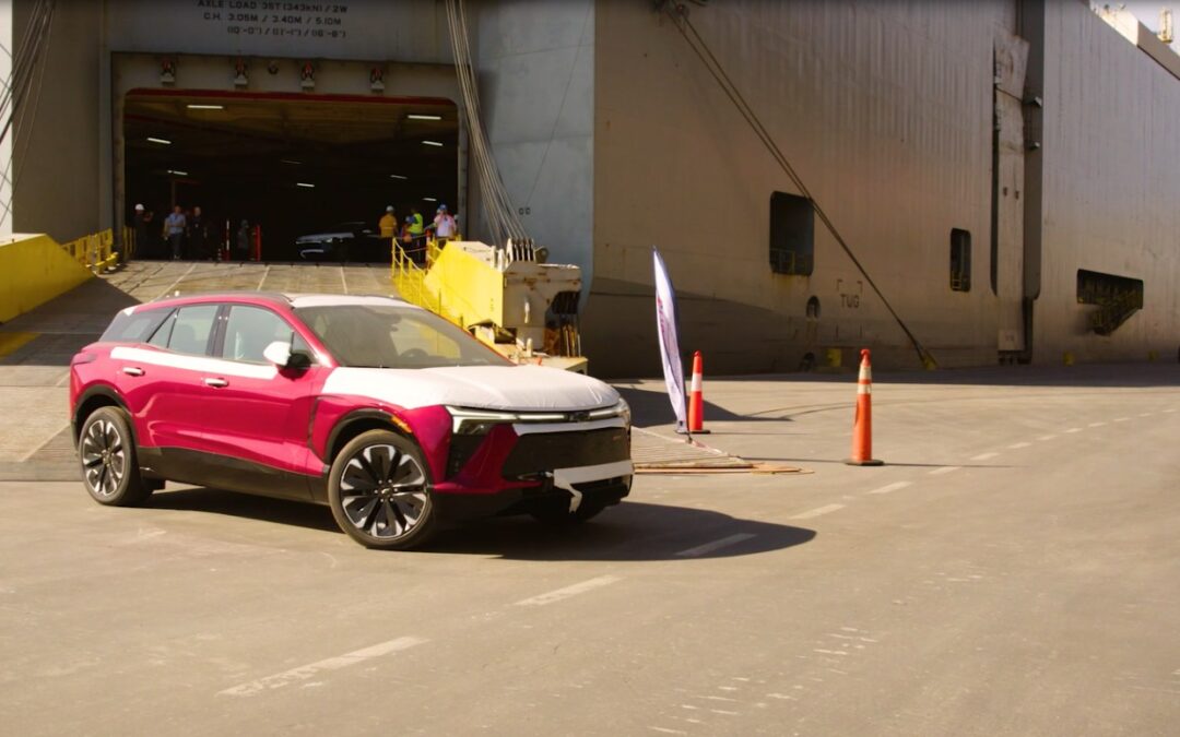 Primeiro lote da Chevrolet Blazer EV já está no Brasil