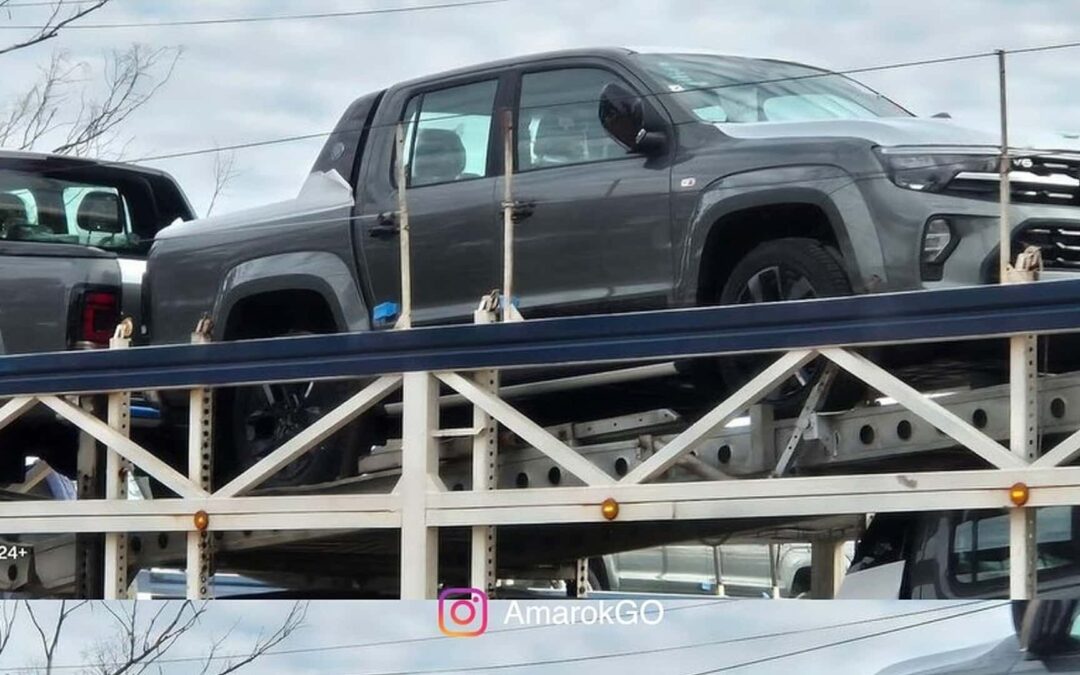 Flagra: veja o interior da nova Volkswagen Amarok 2025