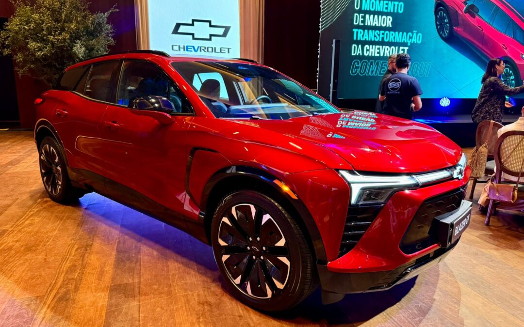 Blazer EV RS: vimos de perto o SUV elétrico que estreia no Brasil