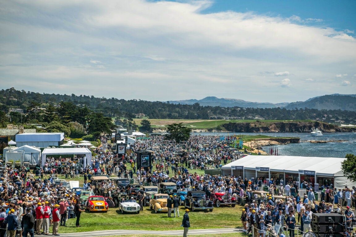 Pebble Beach Concours d’Elegance 2023. Übersichtsaufnahme. 