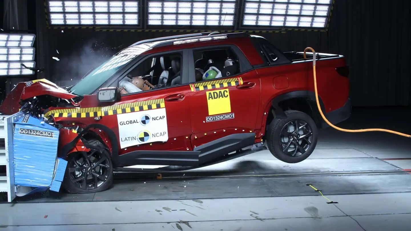 Latin NCAP: Montana recebe com 3 estrelas após teste de colisão