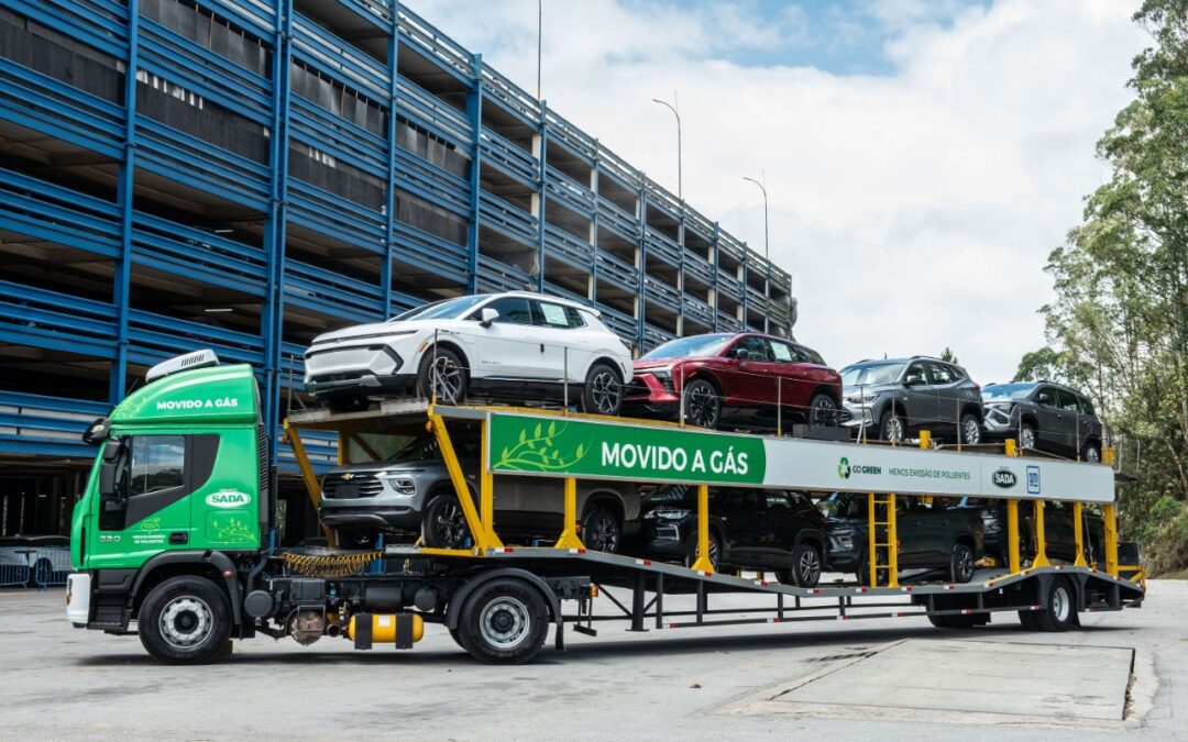 GM transportará seus veículos com caminhão movido a GNV