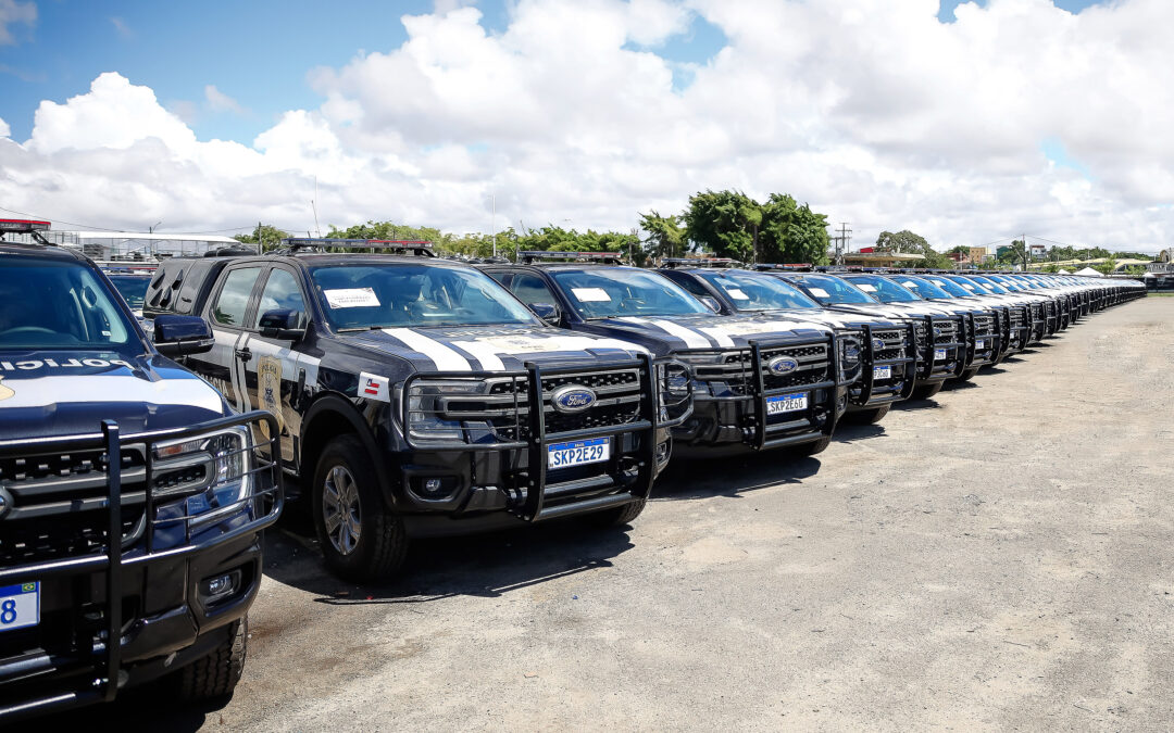 159 picapes Ford Ranger são entregues a Polícia Civil da Bahia