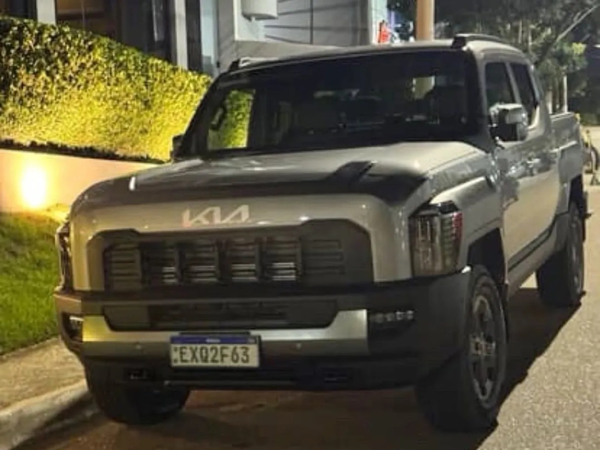 Kia Tasman é flagrada em testes no Brasil
