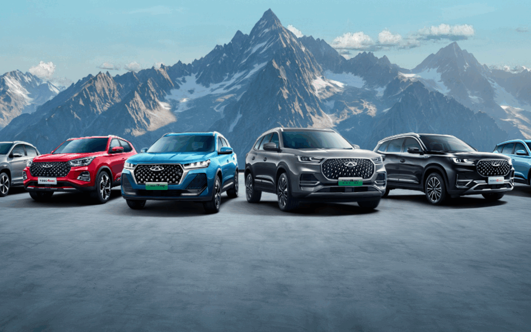 Chery vende 1,26 milhão de unidades globalmente no primeiro semestre de 2025