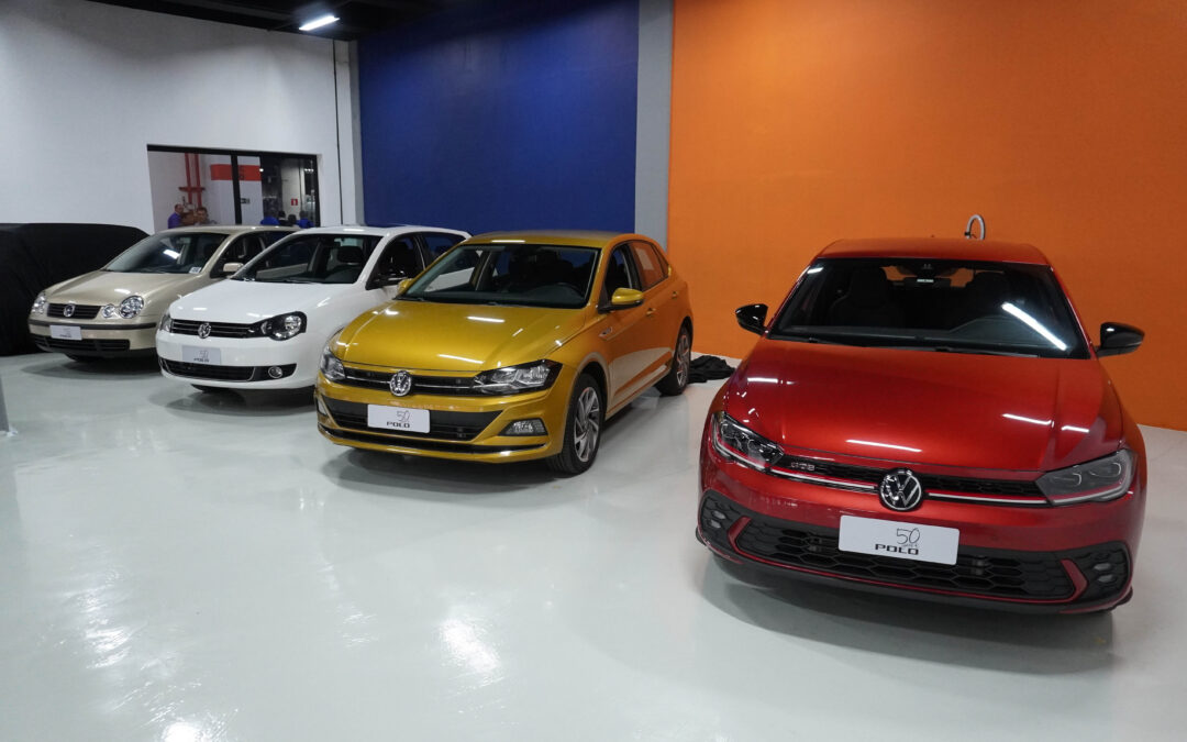 Garagem Volkswagen ganha reforço com 13 carros e homenagem ao Polo
