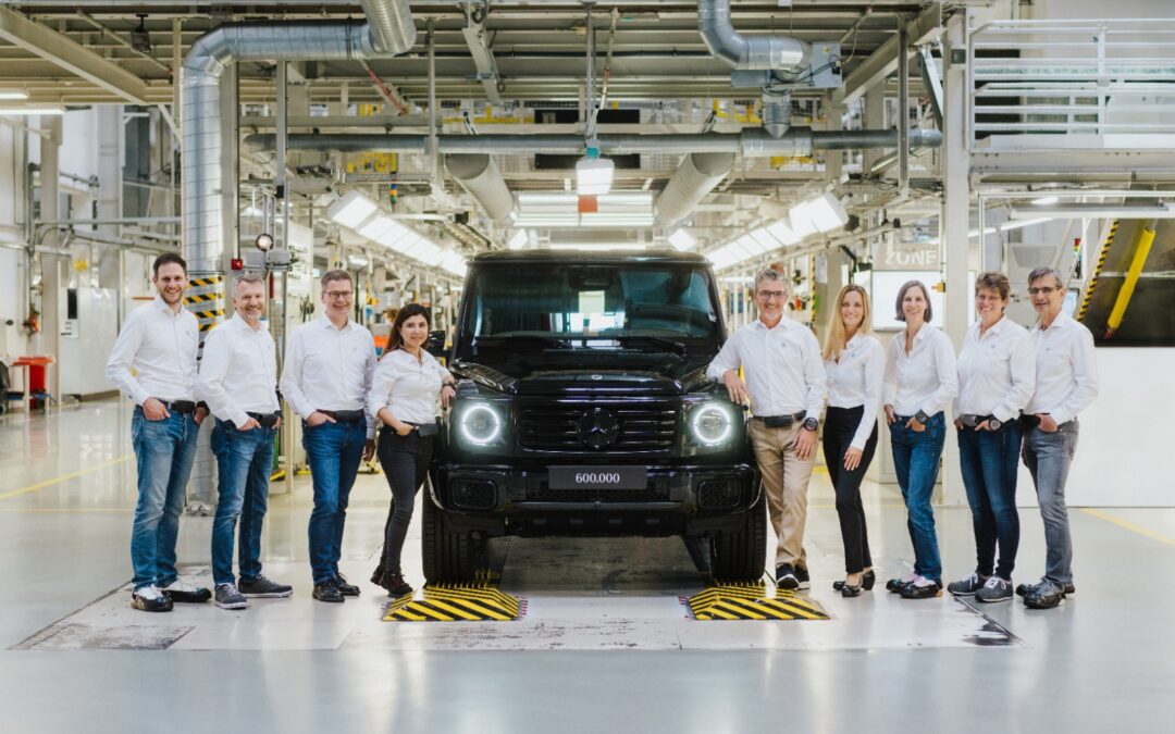 Mercedes-Benz comemora 600 mil unidades produzidas do Classe G