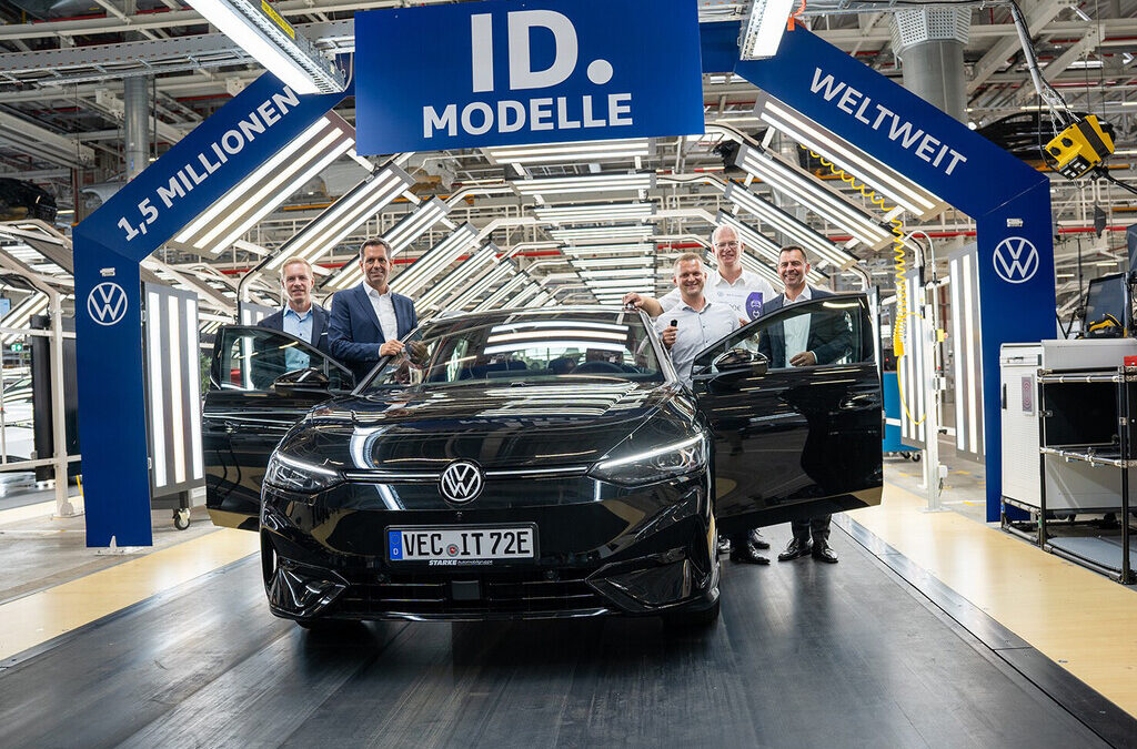 Volkswagen chega a 1,5 milhão de unidades produzidas da linha ID no mundo