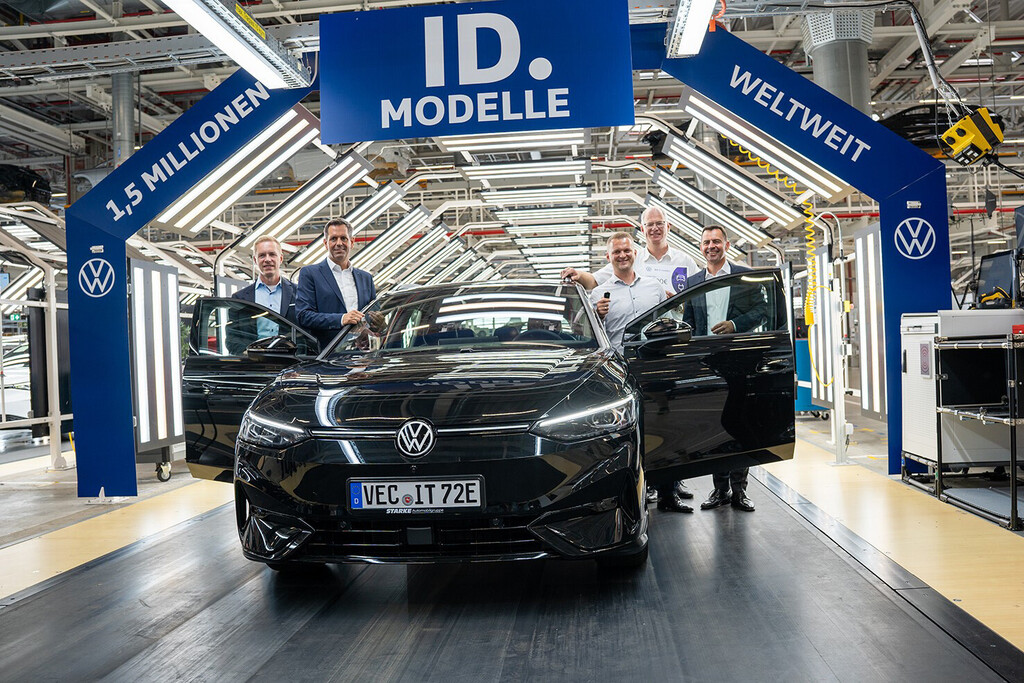 Volkswagen chega a 1,5 milhão de unidades produzidas da linha ID no mundo