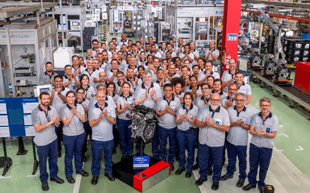 Stellantis atinge marca de 1 milhão de motores GSE turbo produzidos no Brasil