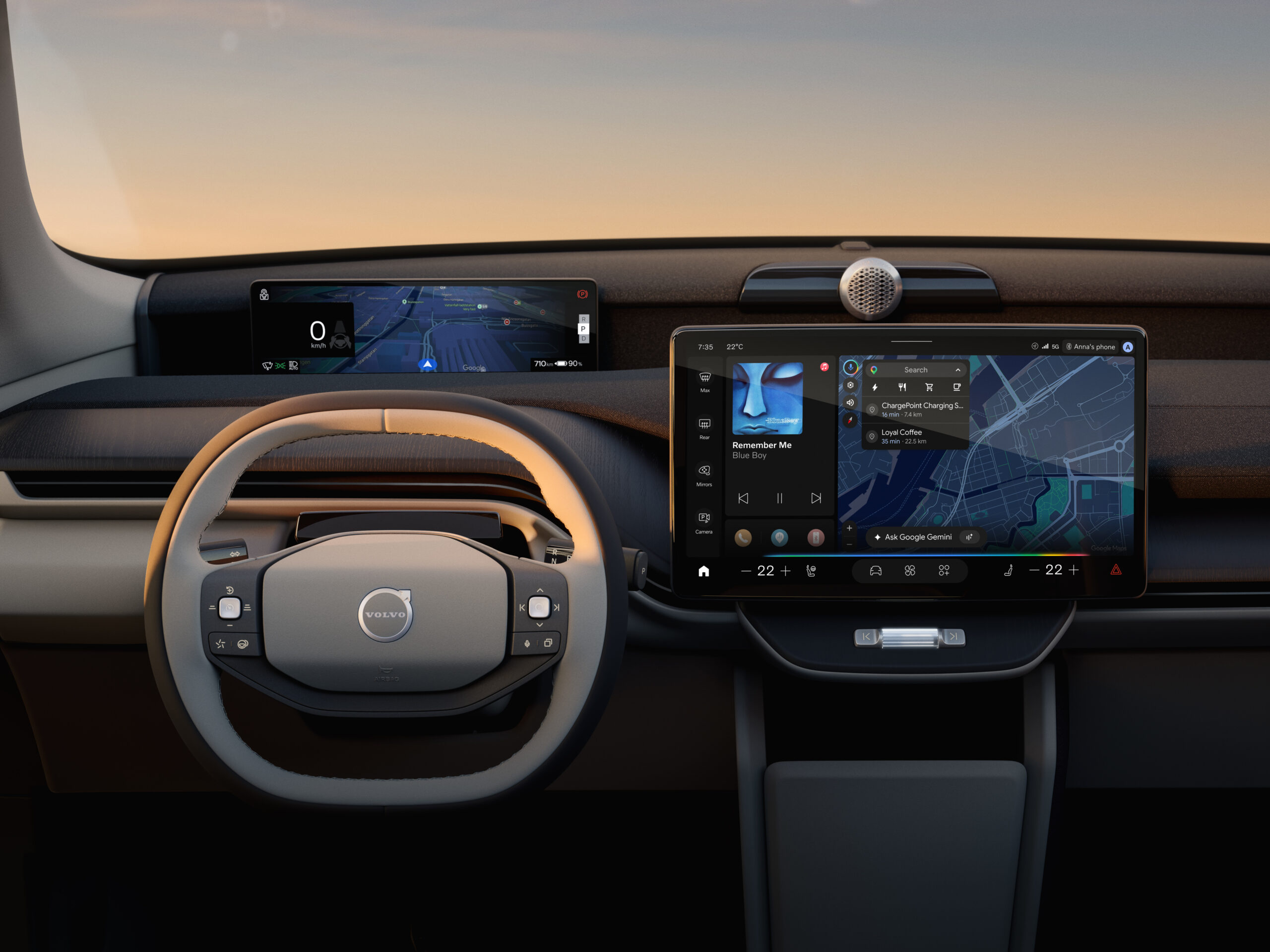 Volvo Cars implementa Google Gemini em seus veículos nos EUA