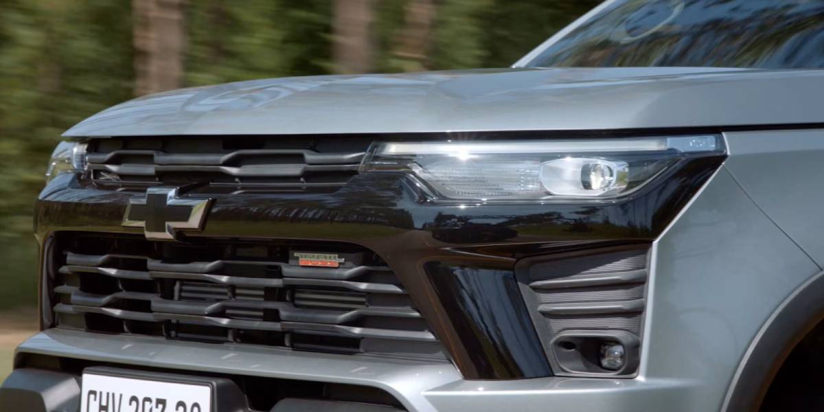 dianteira da Chevrolet S10 Trail Boss
