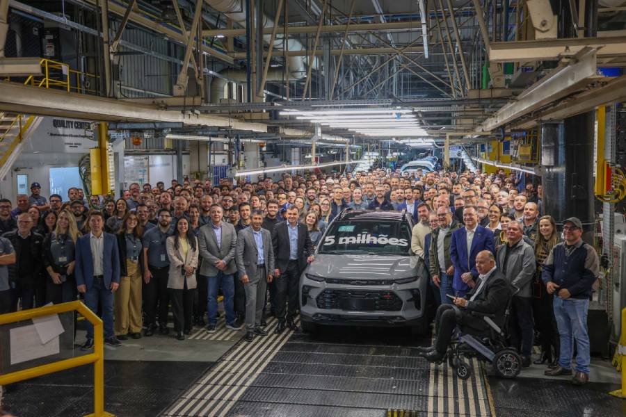 GM celebra 5 milhões de carros produzidos em Gravataí