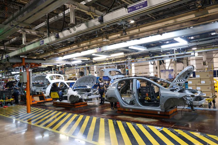 Linha de produção do Chevrolet Sonic em Gravataí