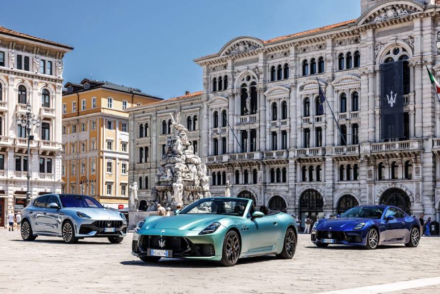 Maserati revela novos GranCabrio, Grecale e GranTurismo