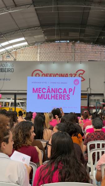 Palestra de mecânica para mulheres