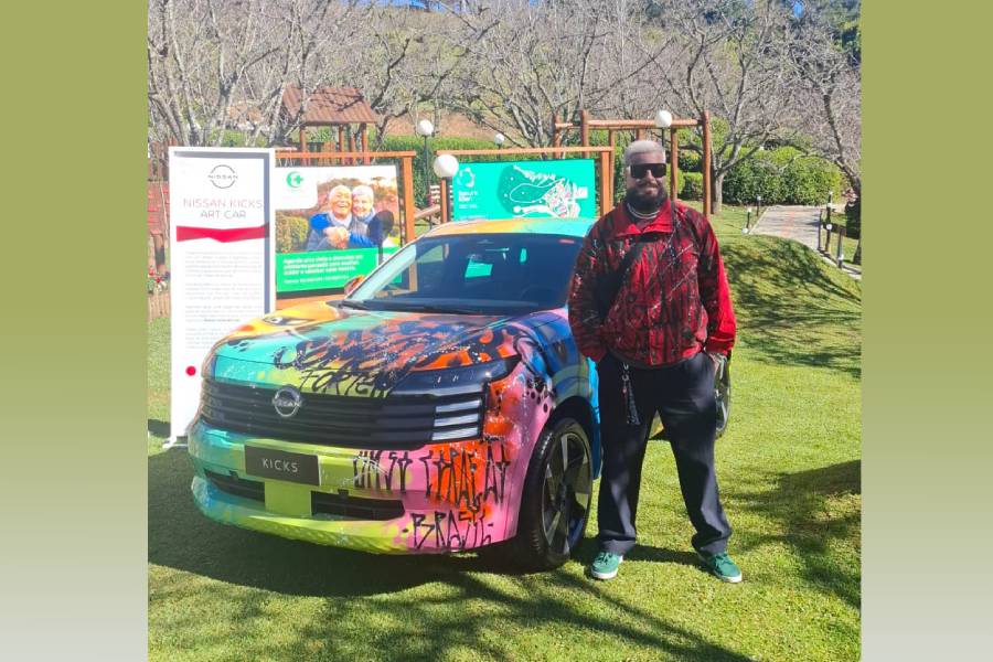 Nissan Kicks Art Car é transformado em obra de arte com grafite exclusivo