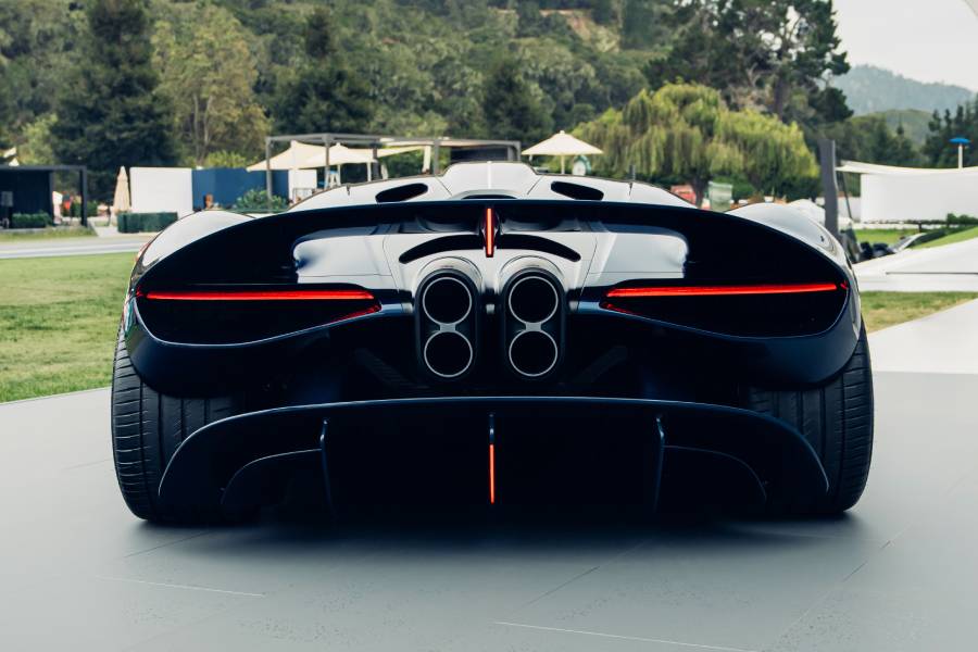 Traseira do Bugatti Destrier