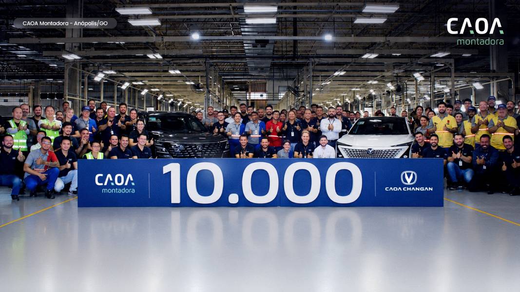 CAOA Changan alcança 10 mil carros produzidos no Brasil