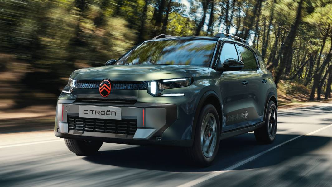 Citroën C3 Aircross Outdoor verde visto de frente