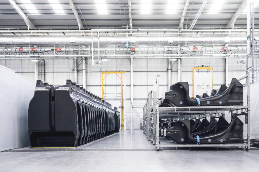 Centro automotivo da McLaren Automotive no Reino Unido