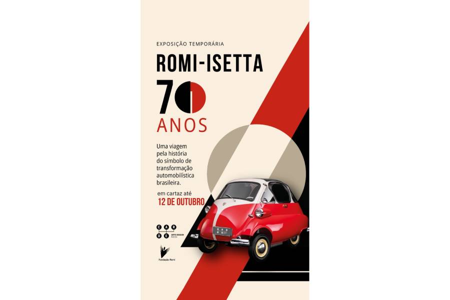 Folheto sobre exposição do Romi-Isetta no Museu CARDE