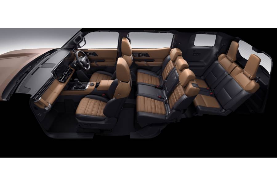 Interior do novo Mitsubishi Pajero