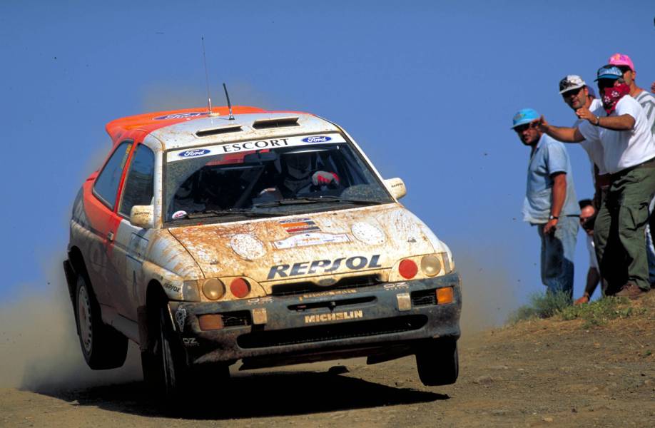 Ford Escort RS Cosworth durante rali