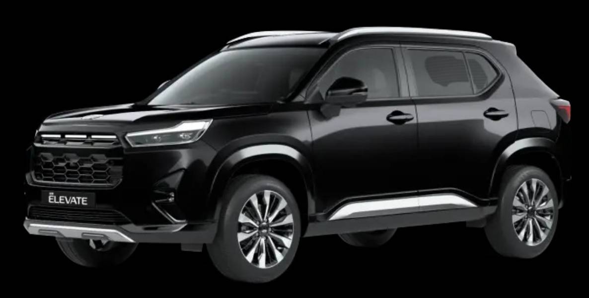 Novo Honda WR-V (Elevate) preto visto de lado