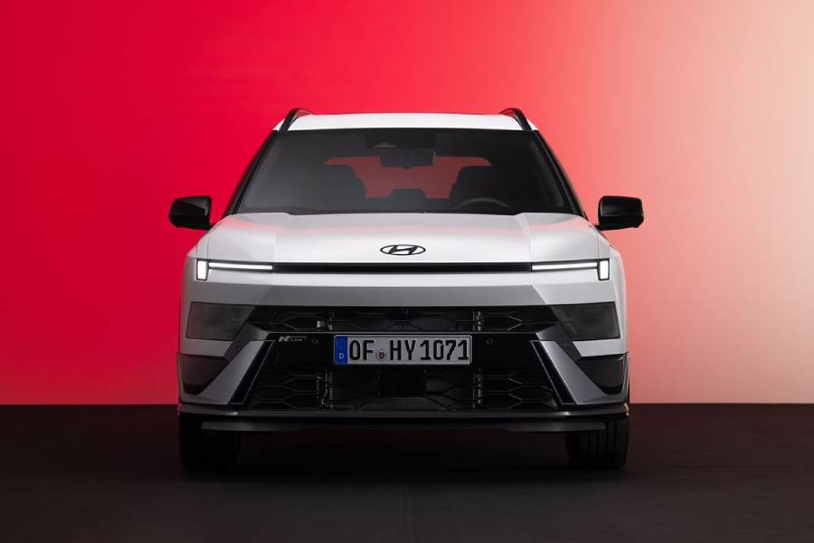 dianteira do Hyundai Bayon N Line branco