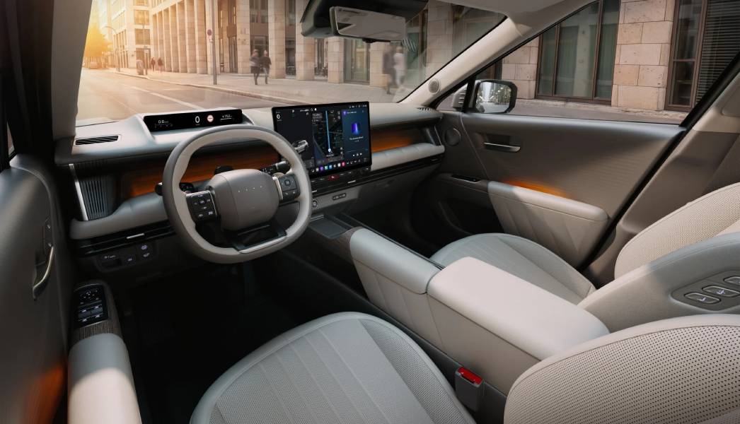 painel com telas ligadas do novo Hyundai Tucson