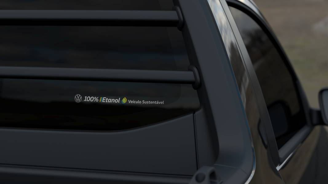detalhe da Volkswagen Saveiro Robust a etanol